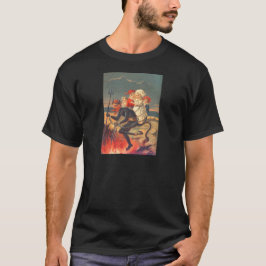 Krampus kidnappade barn t shirt