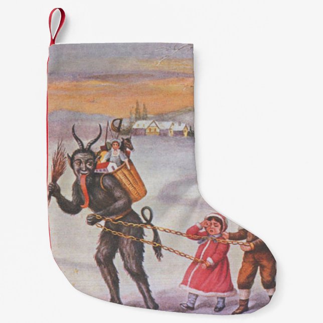Krampus Kidnappar Barn Leksaker Switch Liten Julstrumpa (Framsidan)