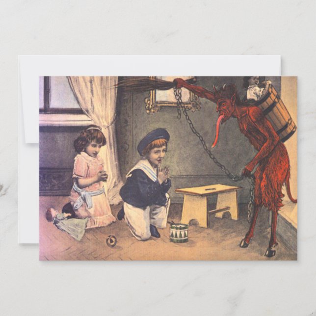 Krampus Kidnapping Bad Children (Framsida)