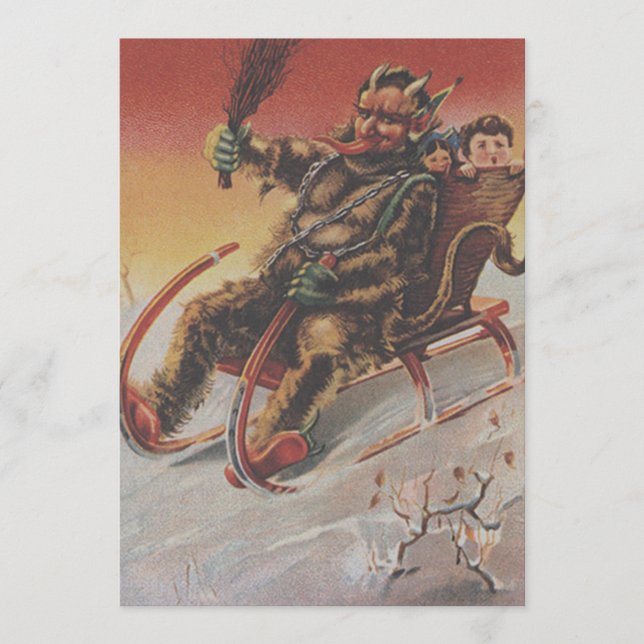 Krampus Kidnapping Children Sleigh (Framsida)