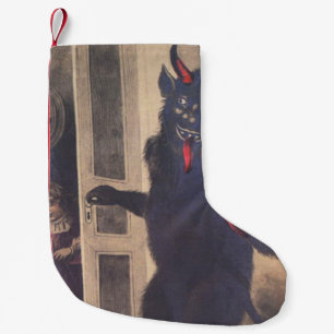 Krampus Kidnapping People Liten Julstrumpa