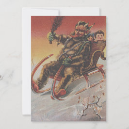 Krampus kidnappning barn släde