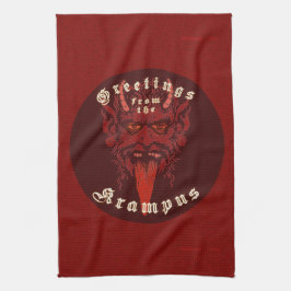 Krampus kökshandduk