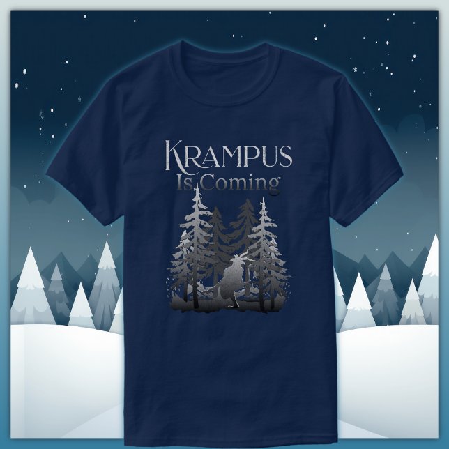 Krampus kommer t shirt (Skapare uppladdad)