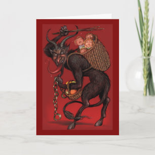 Krampus-kort Helgkort