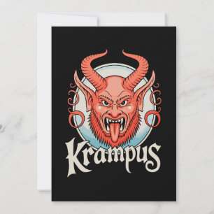 Krampus Kramperl Perchten jul Santa demon Julkort