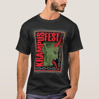 Krampus kvadrerar (svart T) Tee Shirt