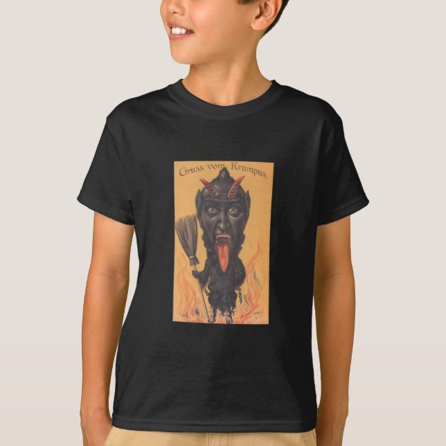 Krampus lurar T-tröja T-shirt (Framsida)