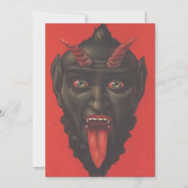 Krampus med Tunga ut (Framsida)