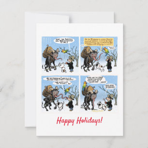Krampus möter Mose Card Julkort