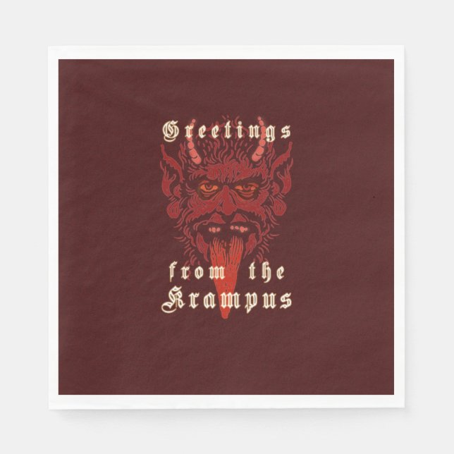 Krampus Napkins Pappersservett (Framsidan)
