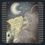 KRAMPUS NAUGHTY CHILDREN LIST CHRISTMAS STICKERS FYRKANTIGT KLISTERMÄRKE<br><div class="desc">VEM ÄR PÅ DIN NAUGHTY LISTA I ÅR? KRAMPUS STICKERS Lakan,  Square,  Färg Filter,  Black/Mörk Grått Candy cane Gräns ...  Sök efter matchande objekt Susan Brack Design</div>
