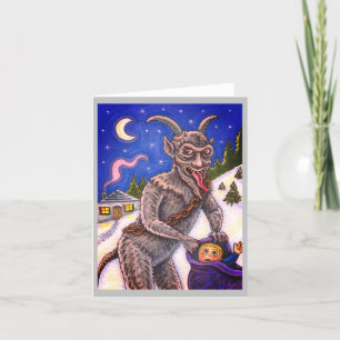 KRAMPUS & NAUGHTY CHILDREN, SCARY CHRISTMAS STORY HELGKORT