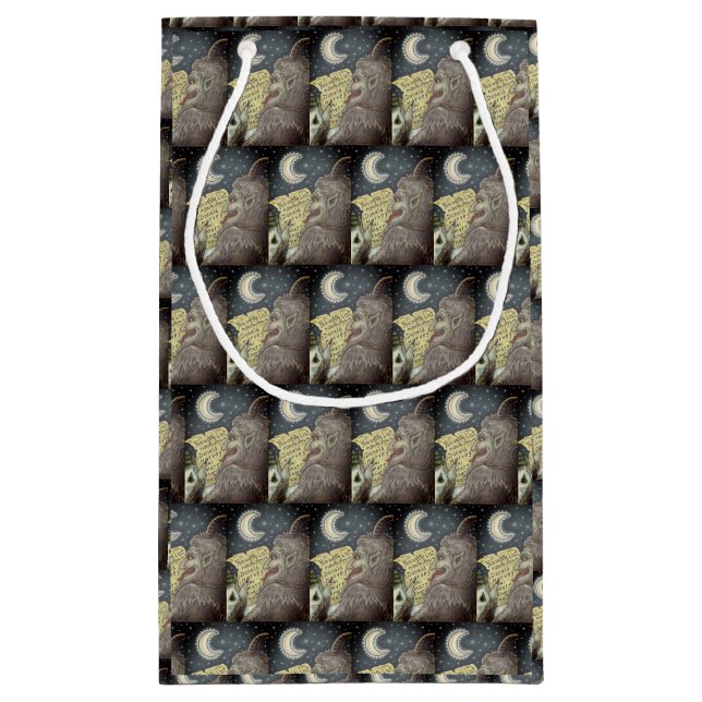 KRAMPUS NAUGHTY LIST CHRISTMAS GIFT BAG Small (Baksidan)