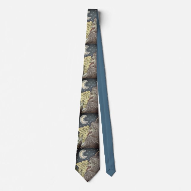 KRAMPUS NAUGHTY LIST, CHRISTMAS HELGDAG GOTHIC TIE SLIPS (Framsida)