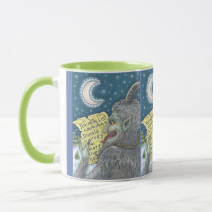 KRAMPUS NAUGHTY LIST jul MUGG Combo Customize