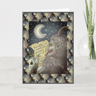 KRAMPUS NAUGHTY LIST, SCARY CHRISTMAS STORY HELGKORT