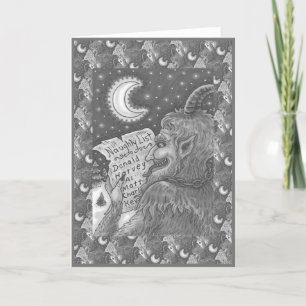 KRAMPUS NAUGHTY LIST, SCARY CHRISTMAS STORY HELGKORT