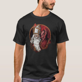 Krampus och Santa T Shirt