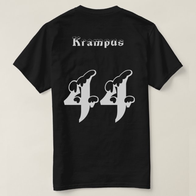 Krampus officiell Spartans jersey T-shirt (Design baksida)