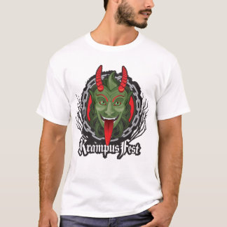 Krampus original (ljusa utslagsplatser) t shirt