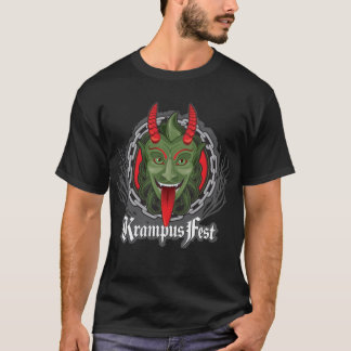 Krampus original (svart T) T-shirt
