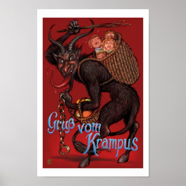 Krampus poster (Framsidan)