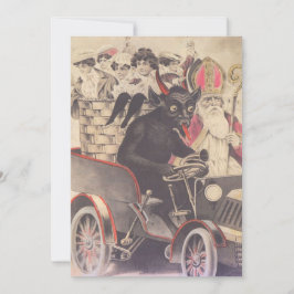 Krampus & präst kör med barn