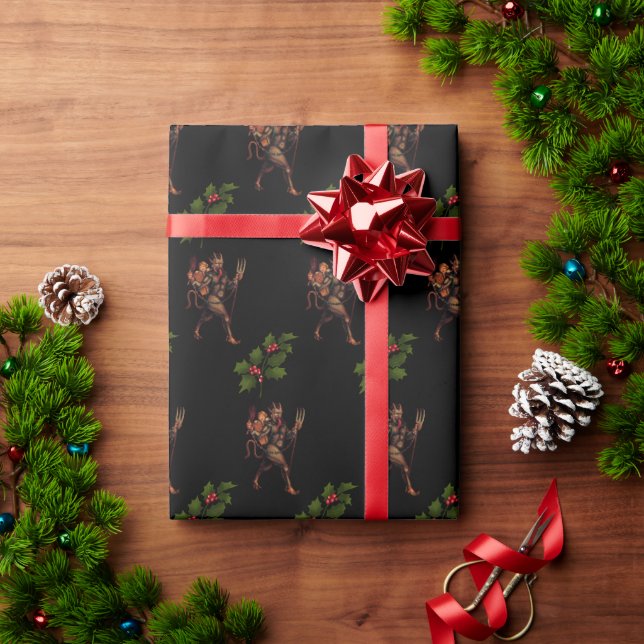 Krampus Presentpapper (Julgåva)