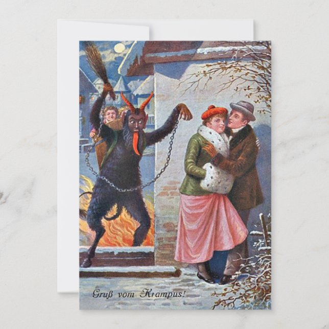 Krampus Punishing Bad Vuxnas (Framsida)