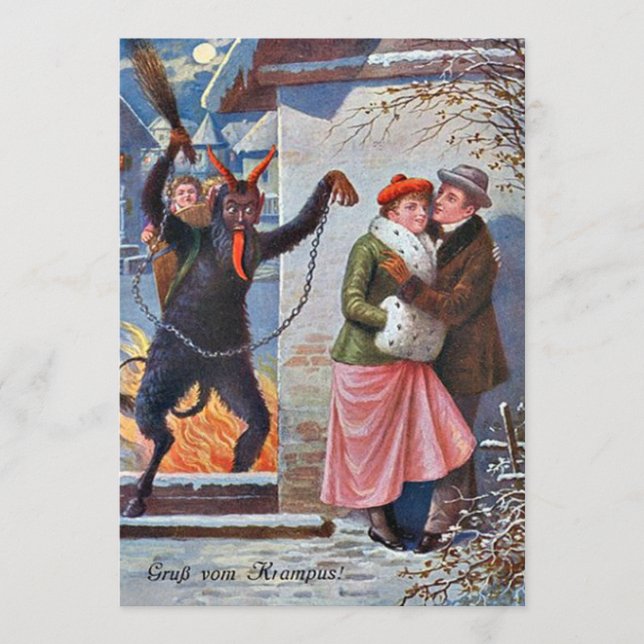 Krampus Punishing Bad Vuxnas (Framsida)