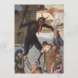 Krampus Punishing Kidnappning Children Winter