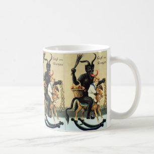 Krampus Rocking Horse Helgdag jul Julafton Kaffemugg
