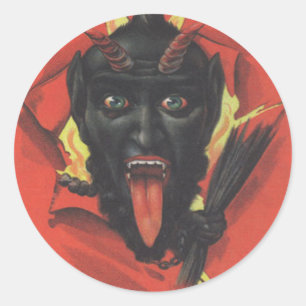Krampus Runt Klistermärke
