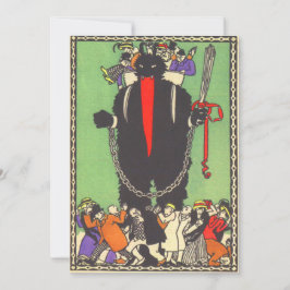 Krampus samlar på de elaka människorna