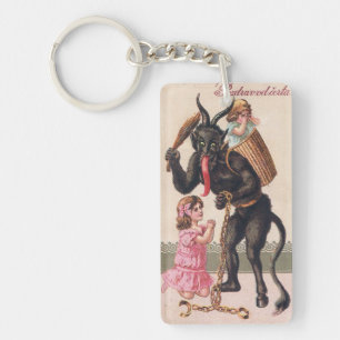 Krampus Skrämmer Vintage  Demon jul