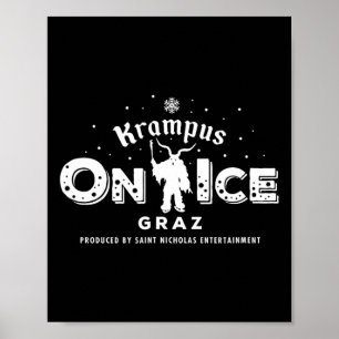 Krampus Springa Graz Österrike Poster