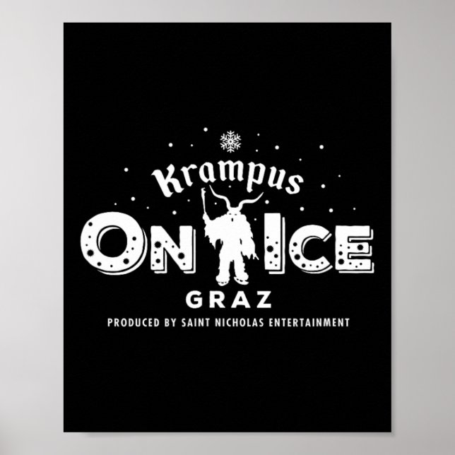 Krampus Springa Graz Österrike Poster (Framsidan)