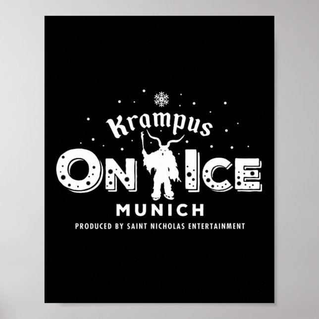 Krampus Springa München Tyskland Poster (Framsidan)