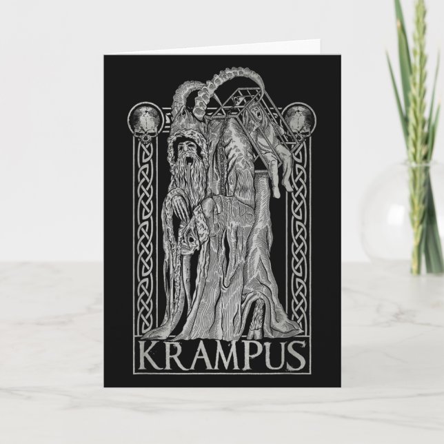 Krampus - Ss Von Krampus Mörk Gothic Jul  Kort (Framsida)