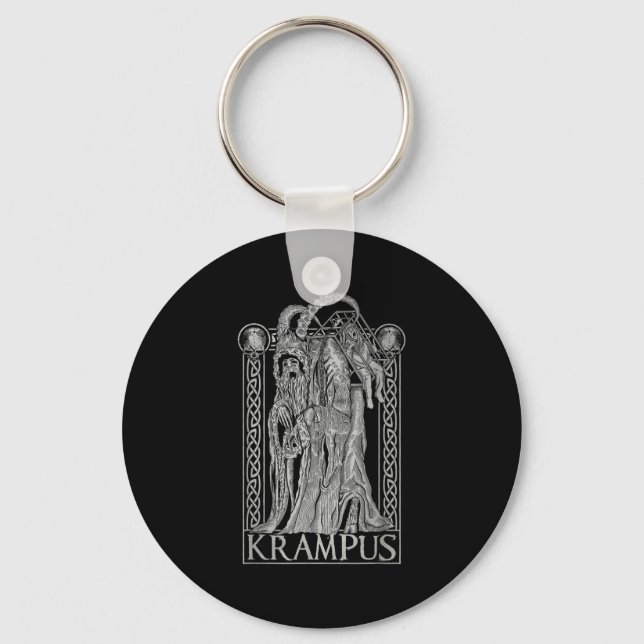 Krampus - Ss Von Krampus Mörk Gothic Jul  Nyckelring (Framsida)
