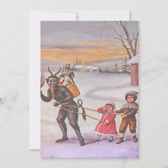 Krampus Stealing Children & Leksak (Framsida)