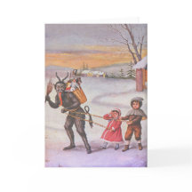 Krampus Stealing Leksaker & Children
