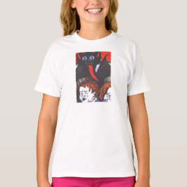 Krampus straffar barn t shirt