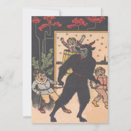 Krampus tar med sig elaka barn