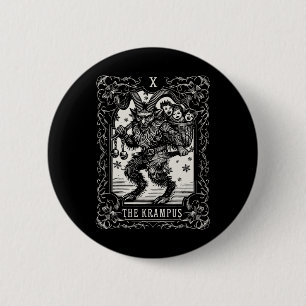 Krampus Tarot-kortdesign Julsäsong Onda Pa Knapp