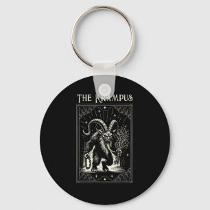 Krampus Tarot-kortdesign Julsäsong Onda Pa Nyckelring