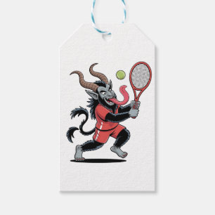 Krampus Tennis Juldomstol Djävel Tennis Presentetikett