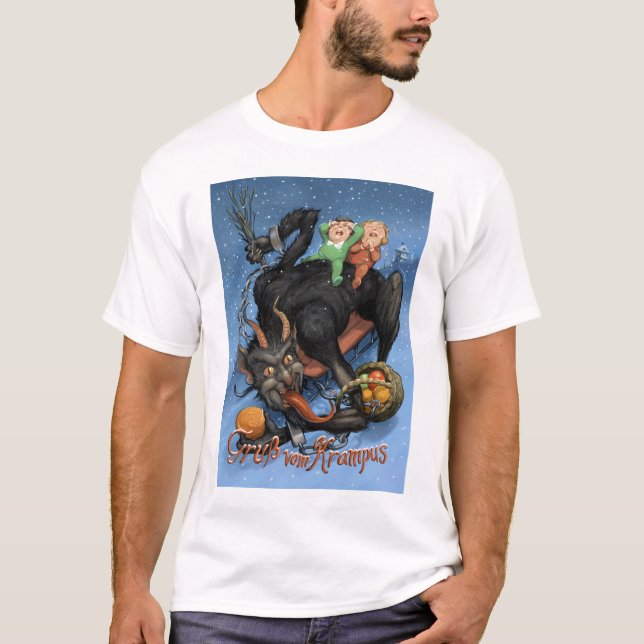 Krampus utslagsplatsskjorta t-shirt (Framsida)
