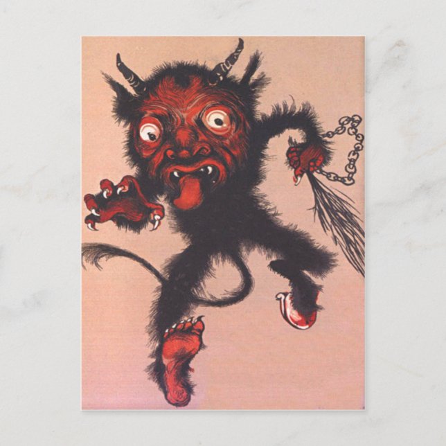 Krampus Vykort (Framsida)